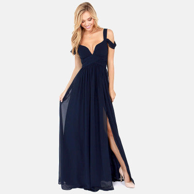 Fashion  Elegant Greek Style Pleated Dress