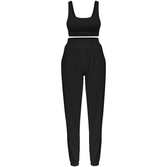 Fashion Bra Trousers Sports And Fitness Two-Piece Suit Women