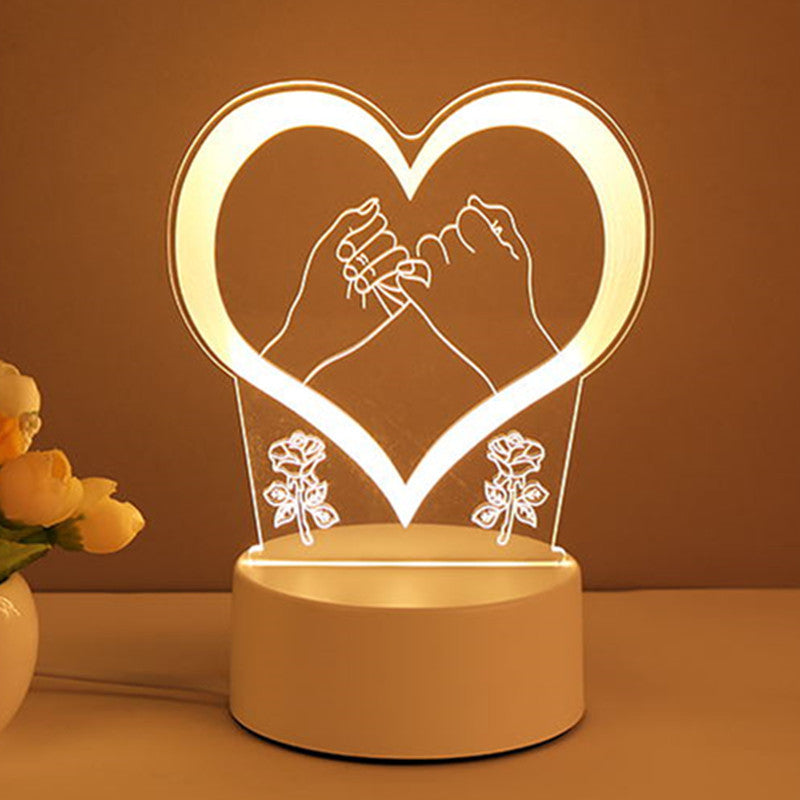 3D Lamp  Night Lights & Valentines Day Gifts