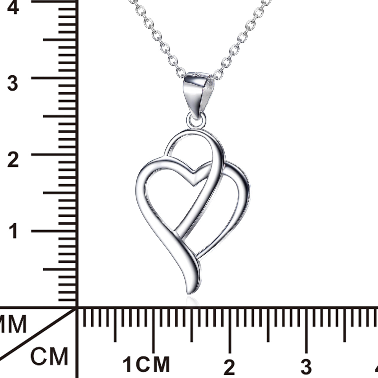 Necklaces  Heart shape 925 Silver Necklace