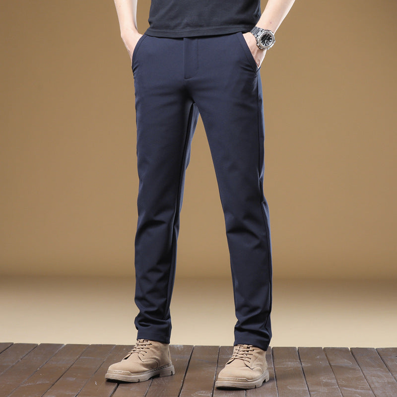 Men's New High Elastic Slim-fit Solid Color