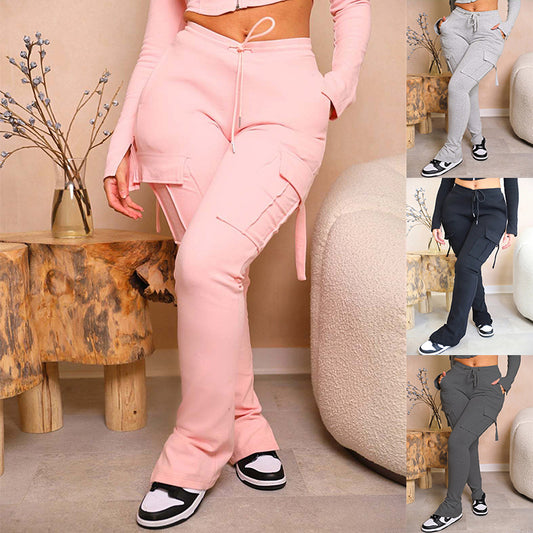 Cargo Pants With Pockets Fashionable Trousers women