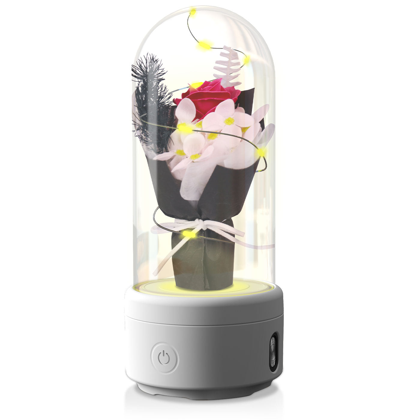 LED Light And Bluetooth Speaker Mother's Day Gift Rose