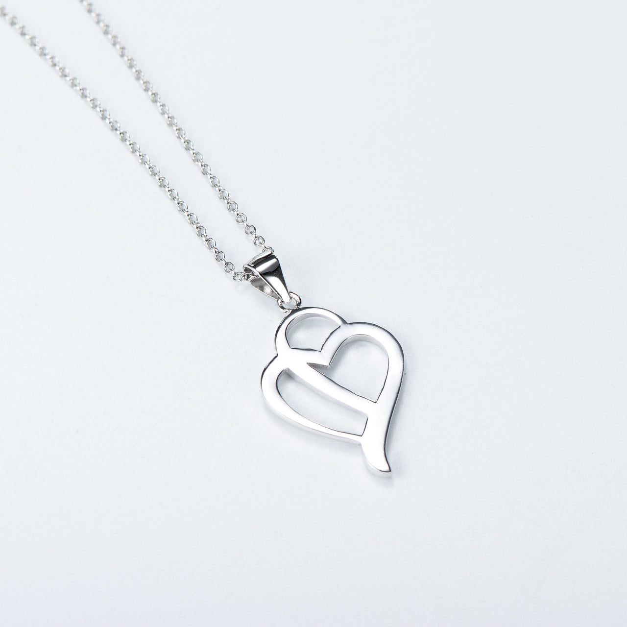Necklaces  Heart shape 925 Silver Necklace