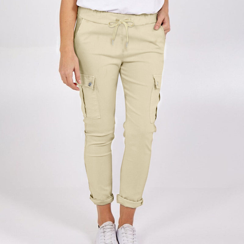Casual Cargo Pants With Pockets  For Women
