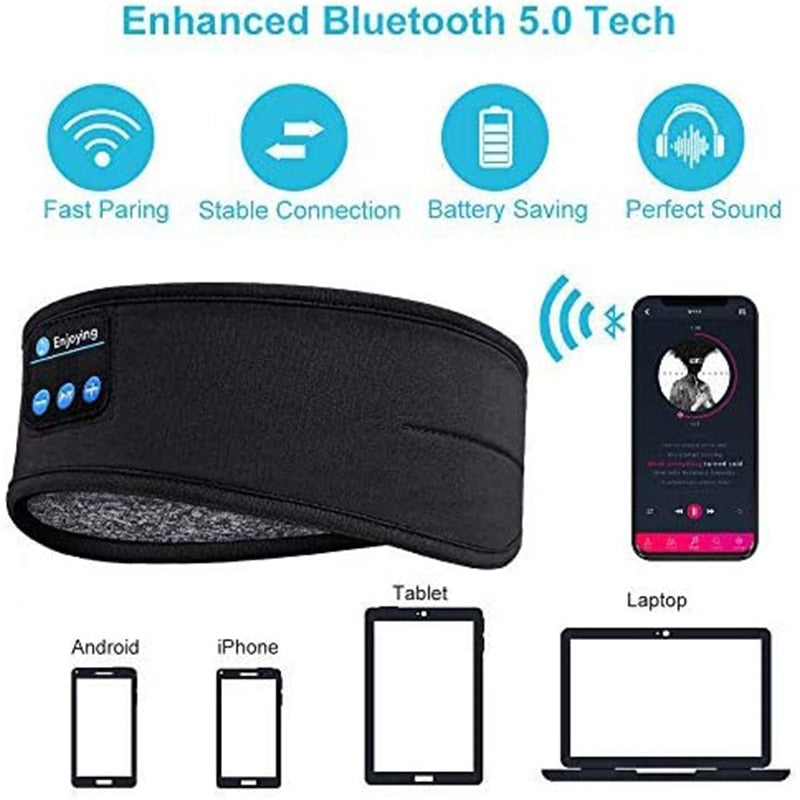 Wireless Bluetooth Sleeping & Headphones & Comfortable Music
