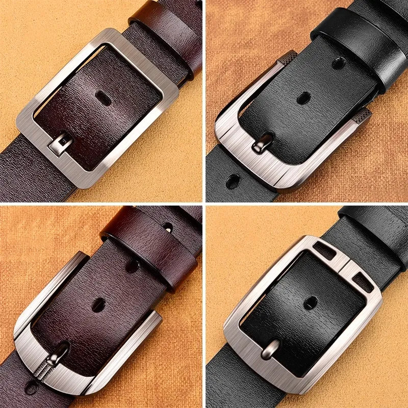 High Quality Leather For Men's Buckle Jeans & Casual Belts Business