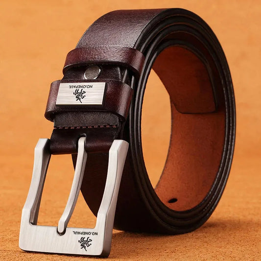 High Quality Leather For Men's Buckle Jeans & Casual Belts Business
