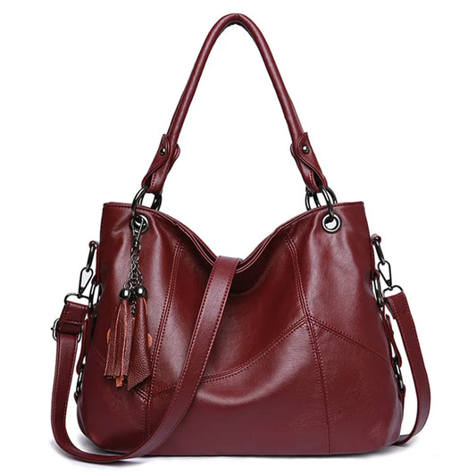 New Shoulder Bags for Women Leather Messenger Bag Designer Crossbody Bag Retro Tote