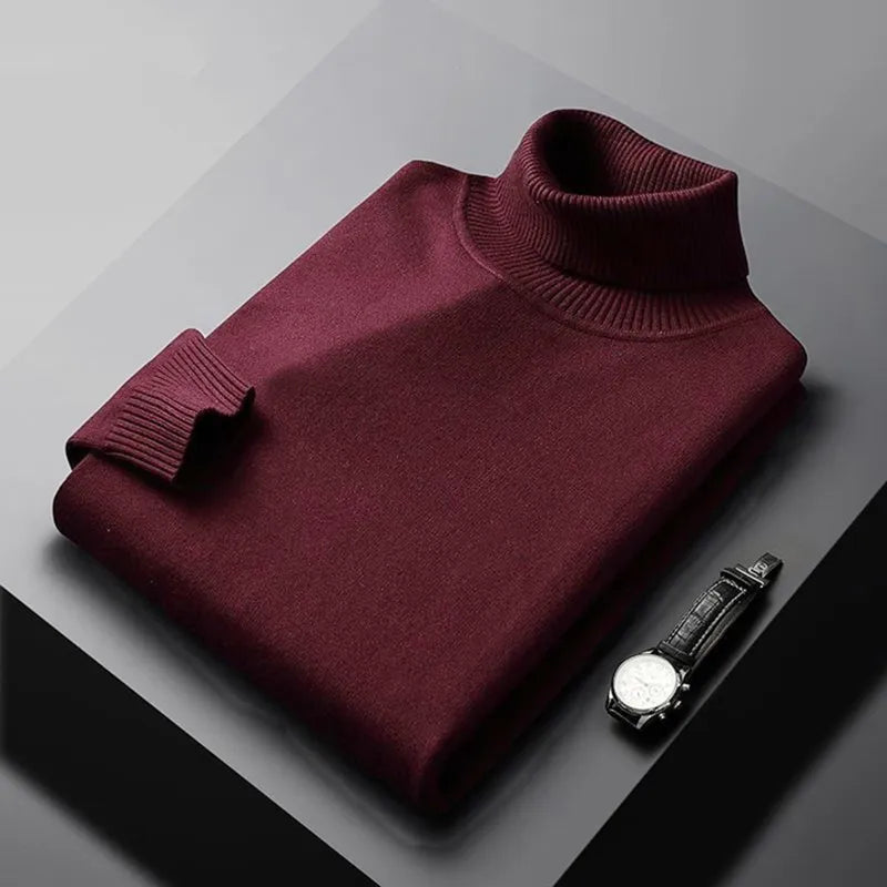 New Men Solid Color Long Sleeve Pullovers