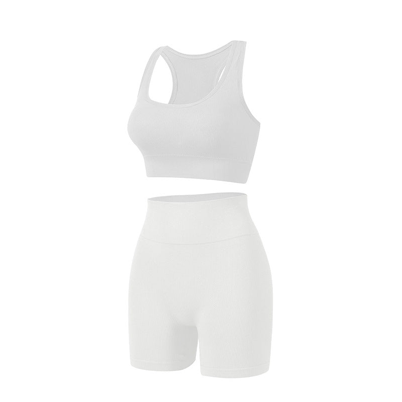 Sports Yoga Bra And Shorts Suit Women's