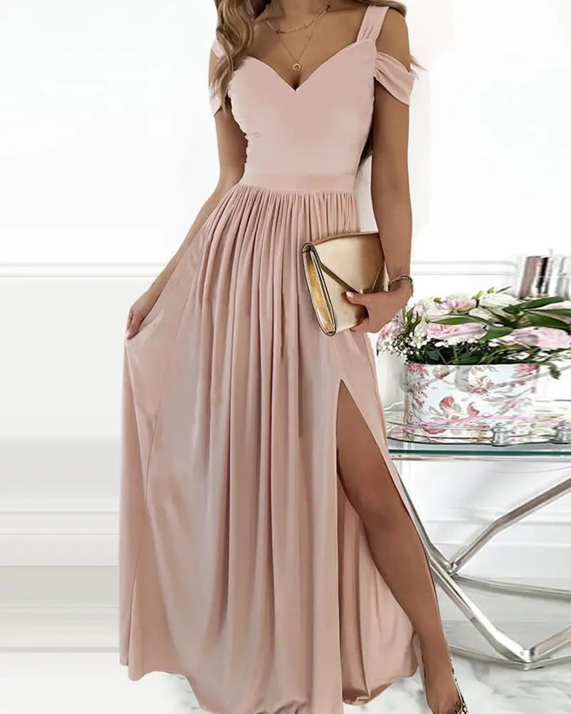 Fashion  Elegant Greek Style Pleated Dress
