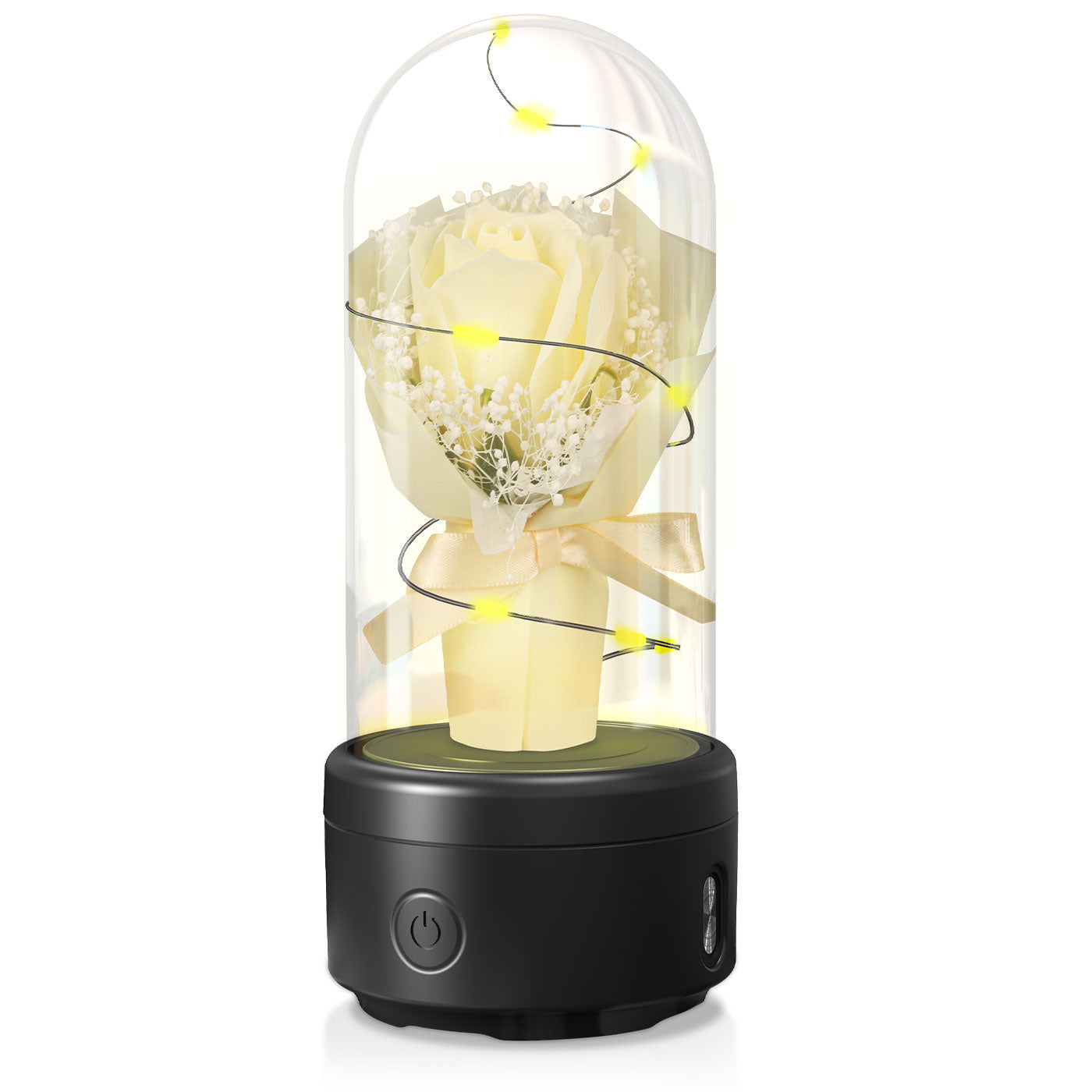 LED Light And Bluetooth Speaker Mother's Day Gift Rose